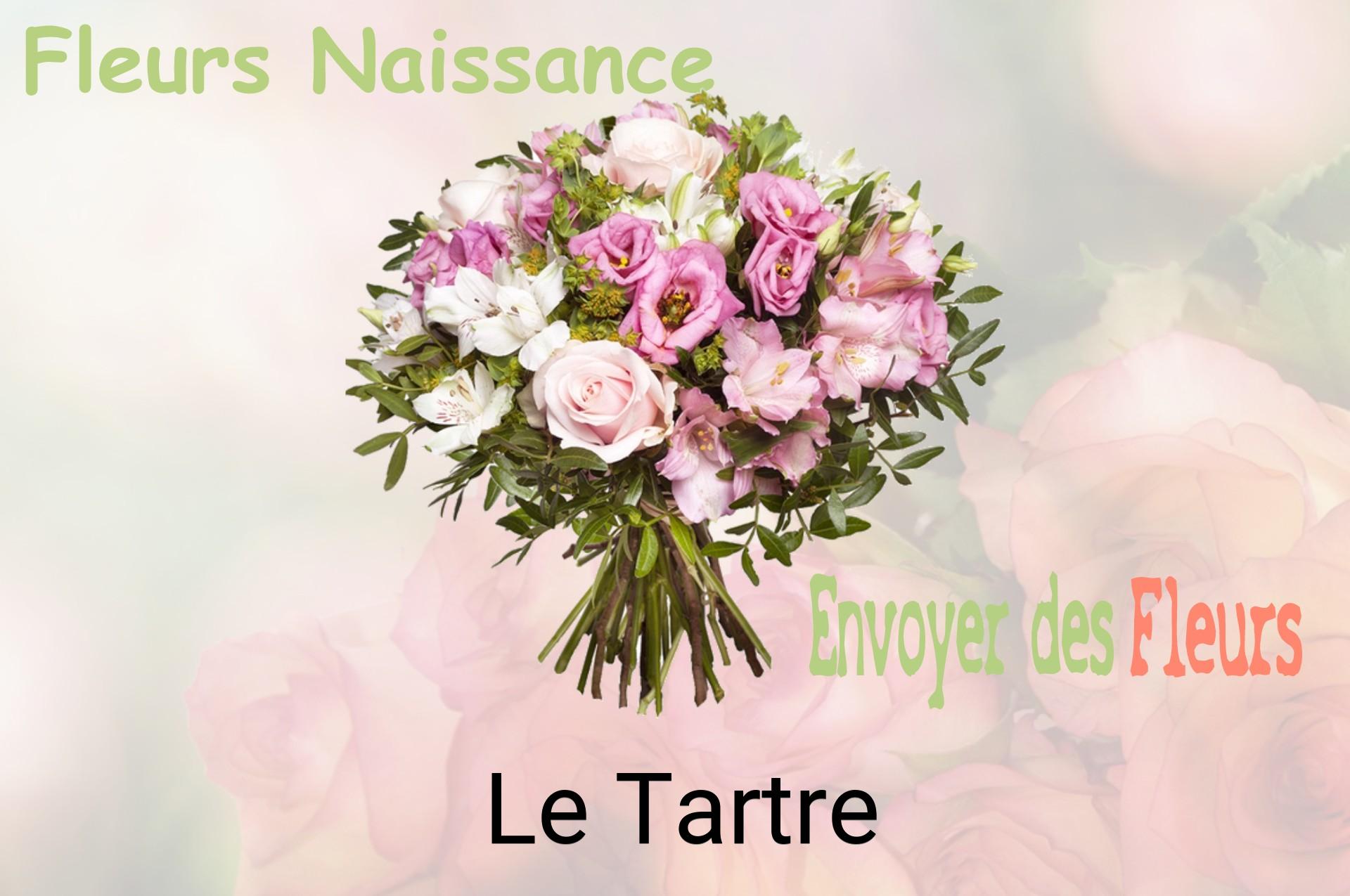Bouquet de fleurs de naissance livré à Le Tartre